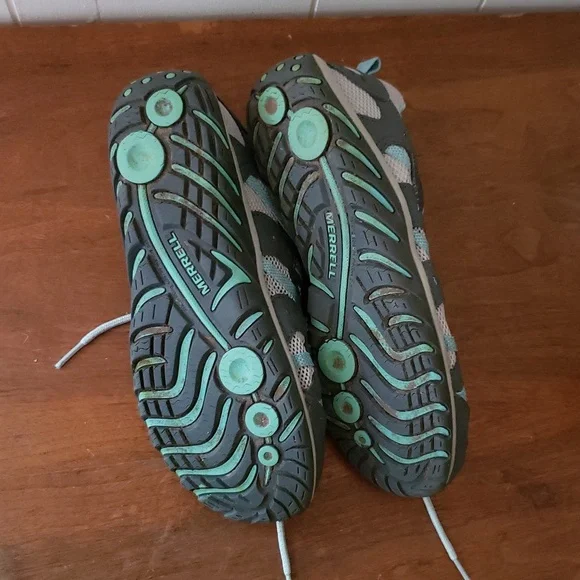 Merrell Mykos Aquatic Women's Athletic Shoes in Gray and Light Blue EUC - Picture 5 of 11